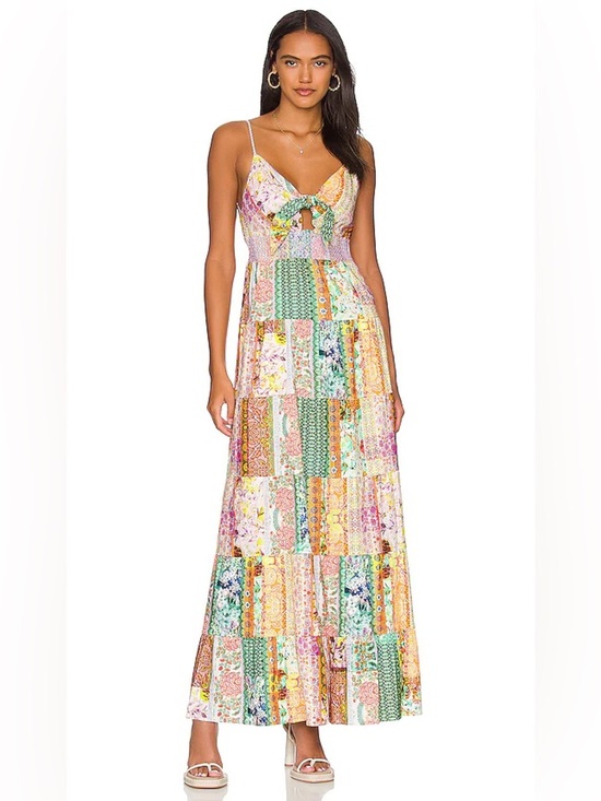 Alice + Olivia Dresses & Skirts - Alice + Olivia Revolve Bestseller Current Season Patchwork Maxi Dress NWT 6